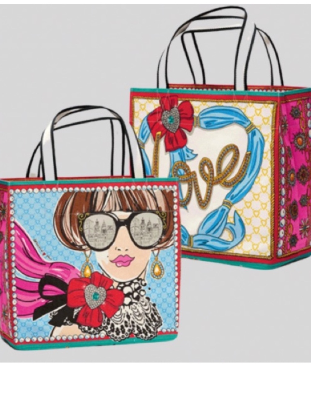Brighton sparkle and shine tote bag / peace, love, and jewels NWT TOM CLANCY